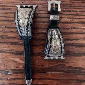 Western Leather Apple Watch Band